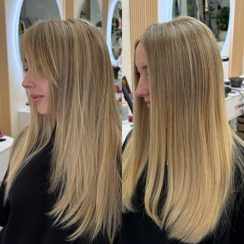 Hair extension transformation Miami — Standard Keratin Bond 120 capsules — WOW HAIR MIAMI