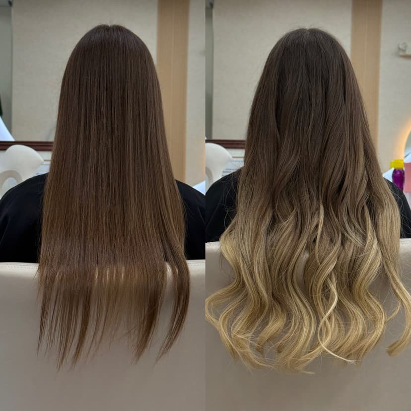 Hair extension transformation Miami — Micro Keratin Bond 140 capsules — WOW HAIR MIAMI